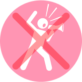 大声を出さない